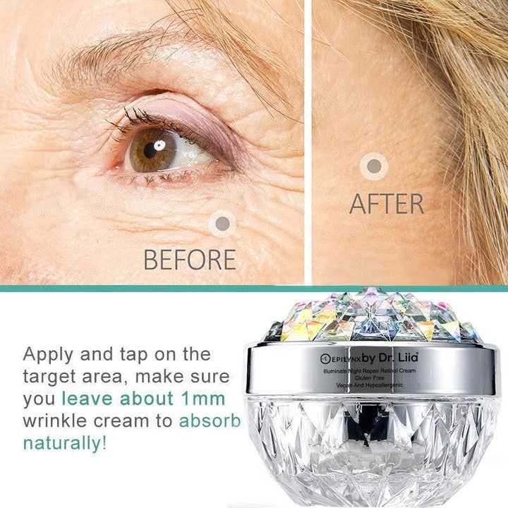 Dr. Liia - Wholesale Anti-Aging Moisturizer - Illuminate Night Repair Retinol Cream for Glowing and Smooth Skin