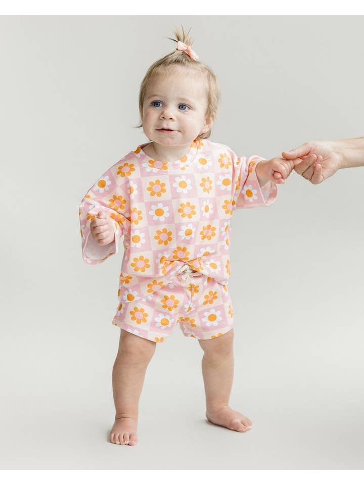 Lucky Panda Kids - Wholesale Top & Short Set - Kids - Shorts Set | Retro Daisy