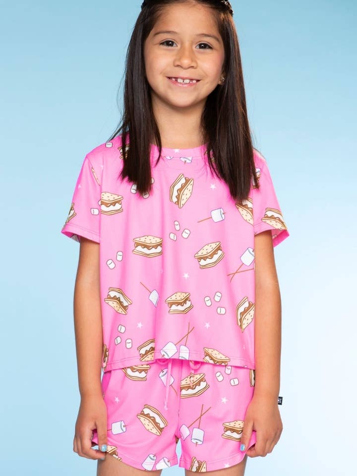 Simply Soft Easy Tee & Dolphin Short for wholesale by PixieLane