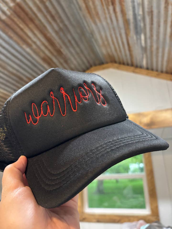 Embroidered School Spirit Mascot Snap Back Cap for wholesale by Chicken Scratch Design Co.