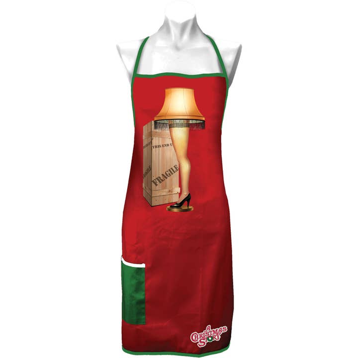 Leg Lamp Apron for wholesale by Spoontiques, Inc