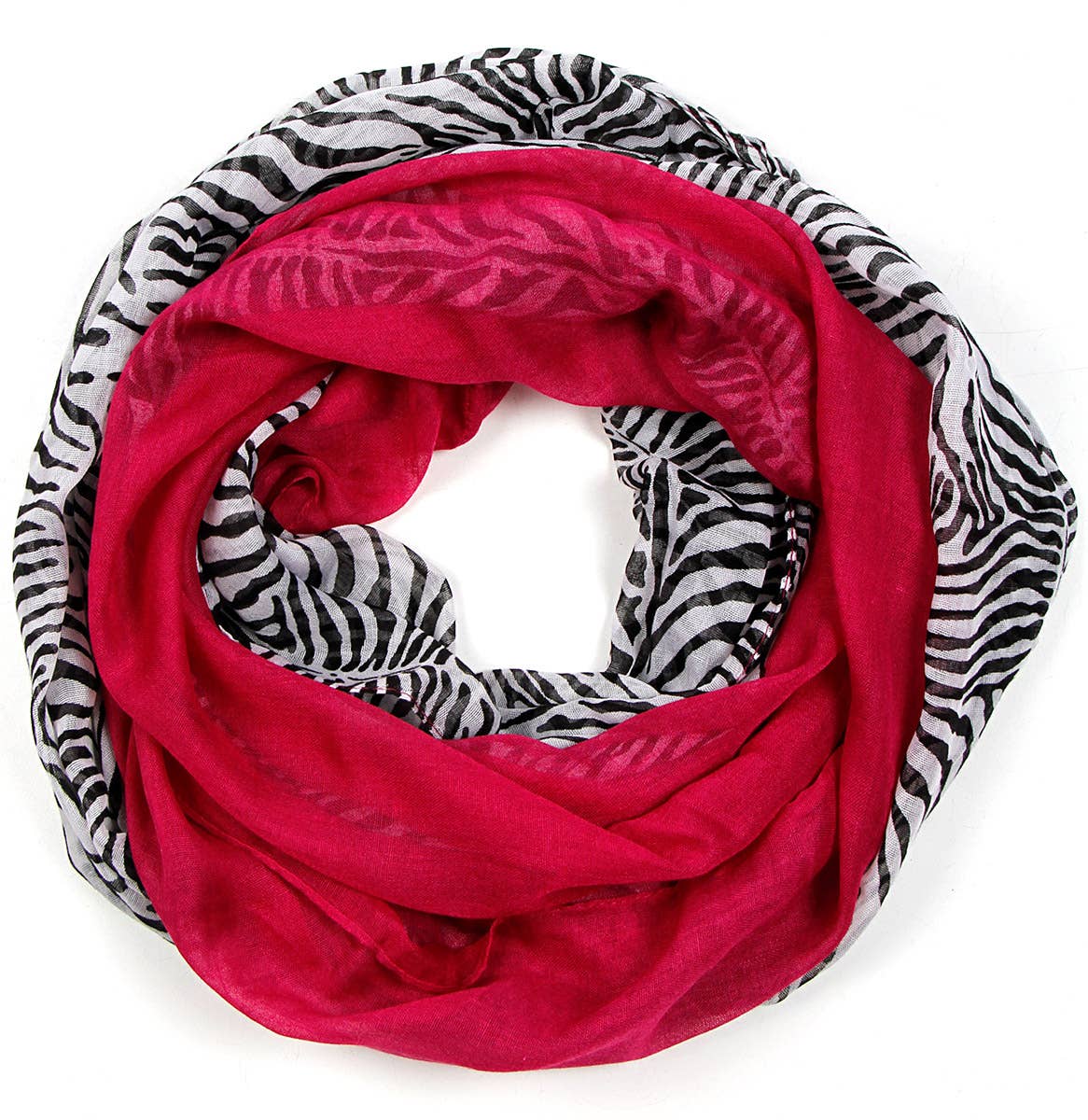 SERENITA - Wholesale Scarf - Women's - Infinity Scarf Print Lightweight Loop Scarf Summer Wrap15