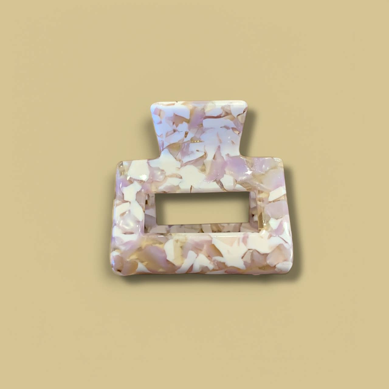 agathe & cocö - Wholesale Hair Clip - Women's - Large Crocodile Clip - Cream Mother of Pearl