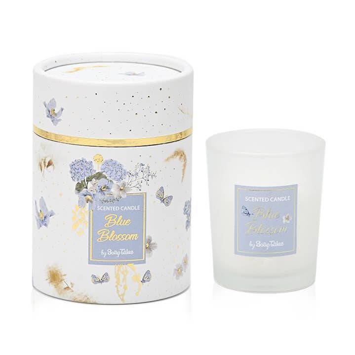 Vela Perfumada 60 g Blue Blossom por SoapTales por atacado de IngrossoBeauty by INCI Srl
