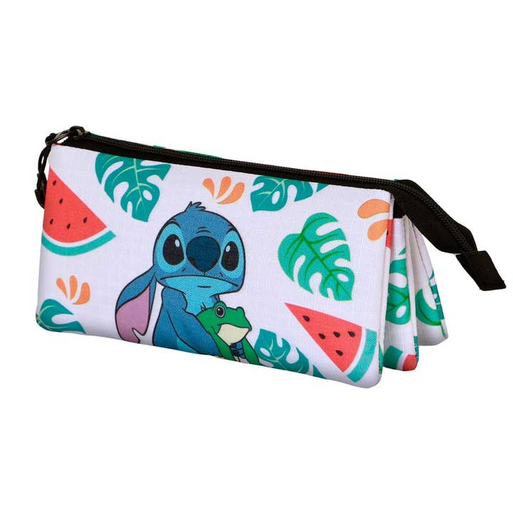 KARACTERMANIA – wholesale Pennfodral/påse – Disney Lilo och Stitch Groda-Trefackspennfodral