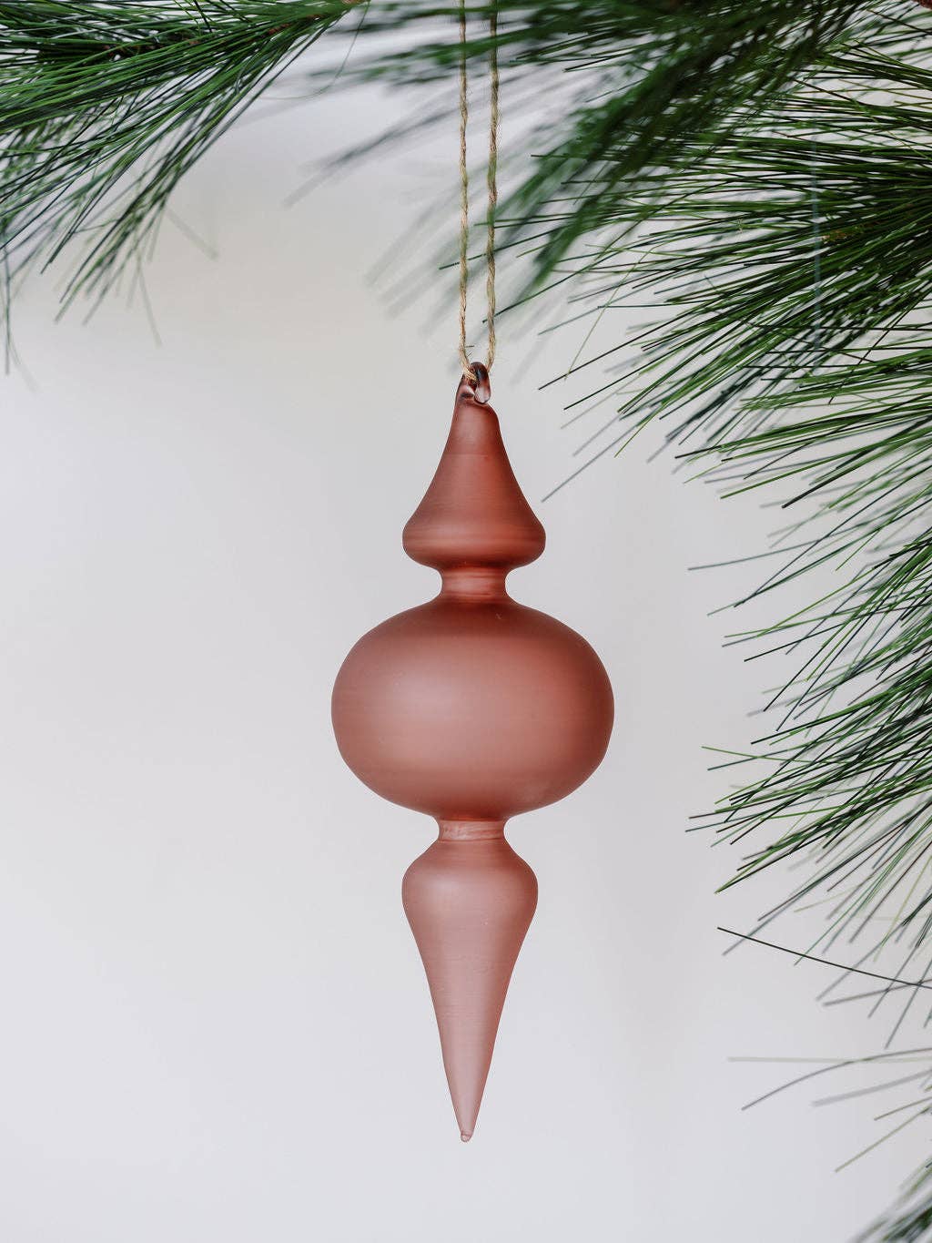 CG Hunter - Wholesale Ornament Set - Assorted Vintage Rose & Bordeaux Glass Finial Ornament9