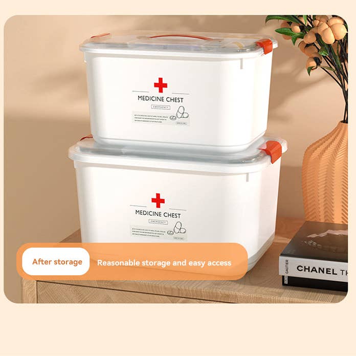 VIGOR - Wholesale First Aid Kit - Sleek Household Medical Box Emergency Medical Storage Box Dr2