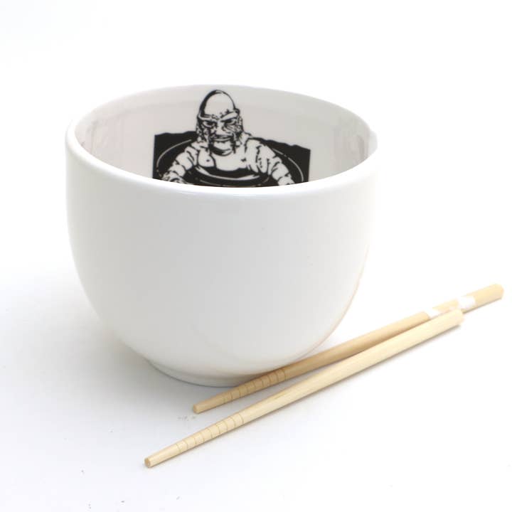 Creature from the Black Lagoon NOODLE BOWL for wholesale by Lenny Mud