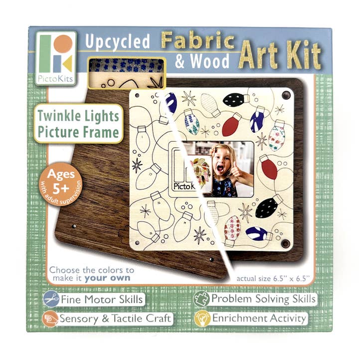 Picture Frame Art Kit - Twinkle Lights for wholesale by Picto Kits