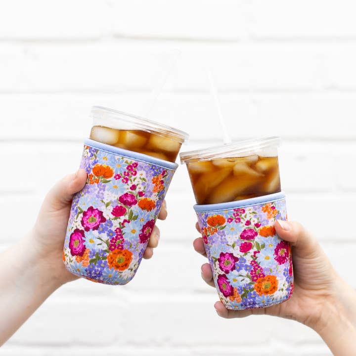 Elyse Breanne Design - Wholesale Drink huggers & koozies - Primavera Drink Sleeve, Iced Coffee Koozie, Drink Cover6