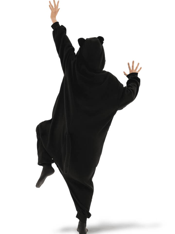Kigurumi Japanese Costumes - Wholesale Costume – Unisex - Black Cat Kigurumi5