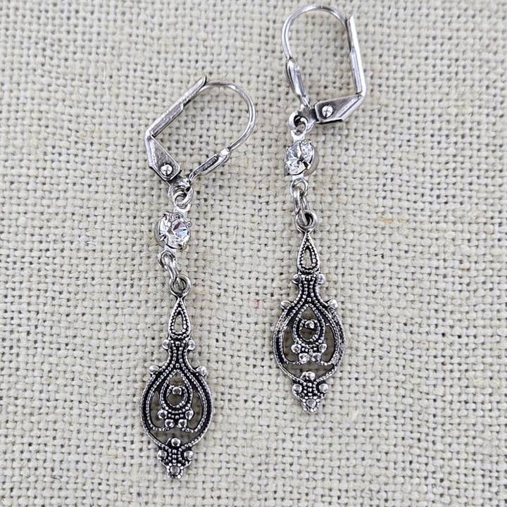 Victorian Earring 656-STM-SP for wholesale by Sadie Green's Jewelry
