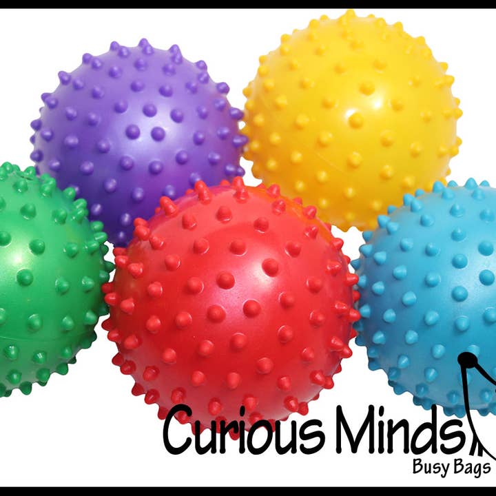 Curious Minds Toys – Großhandel Sensorik-Ball – Baby – 1 x aufgeblasener Sensorball — kleines, knorriges, holpriges Sinnesspielzeug — L