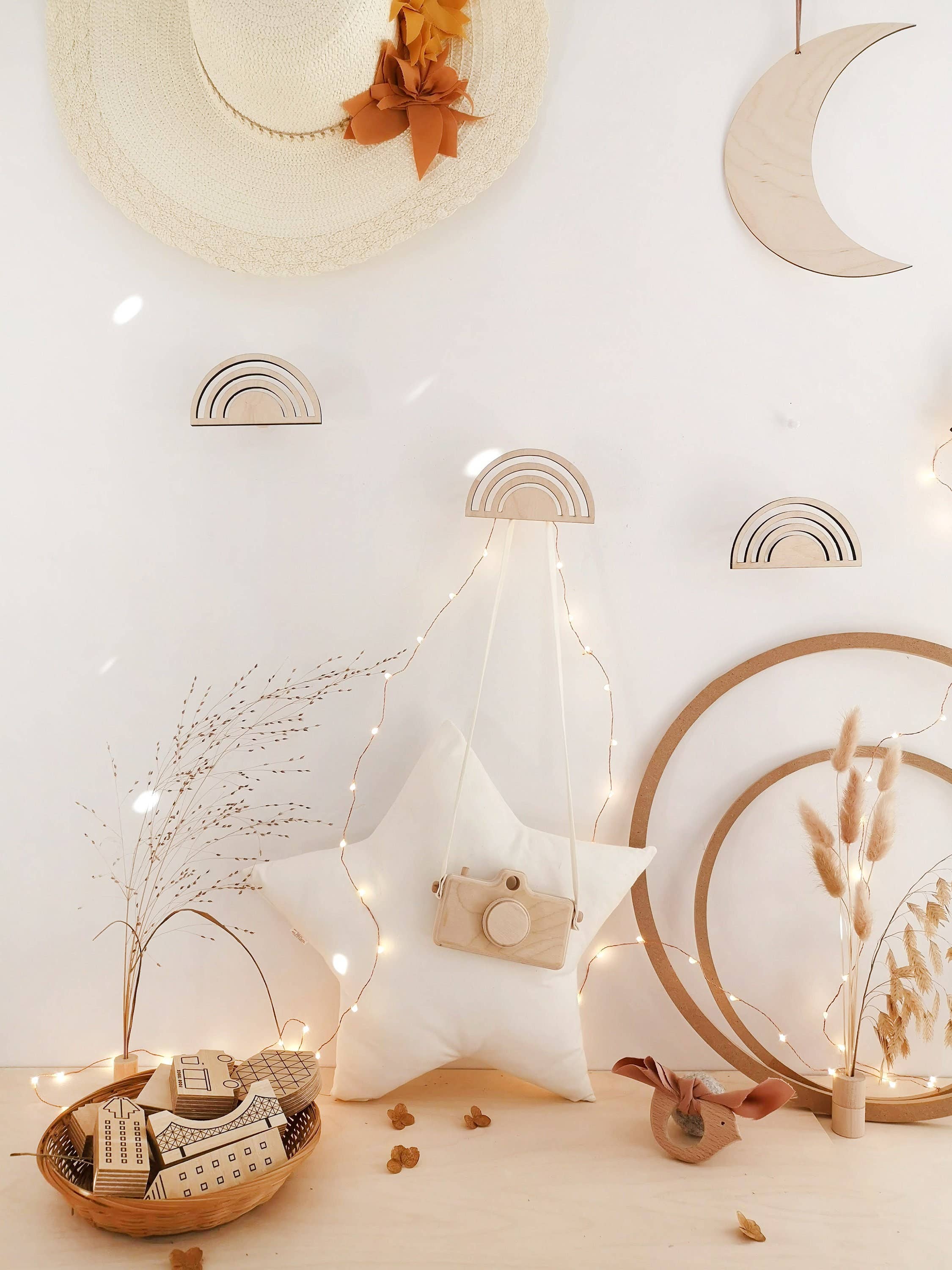 The Butter Flying - Wholesale Wood Toy - Kids - Handmade Wooden Camera Toy for Toddlers 5