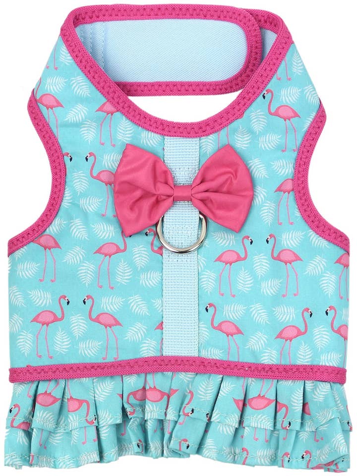 Flamingos Harness Dress for wholesale by Parisian Pet®
