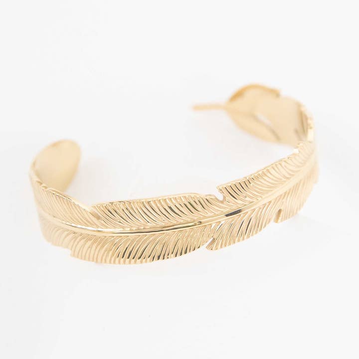 Lovoda - Wholesale Cuff Bracelet - Feather Cuff Bracelet