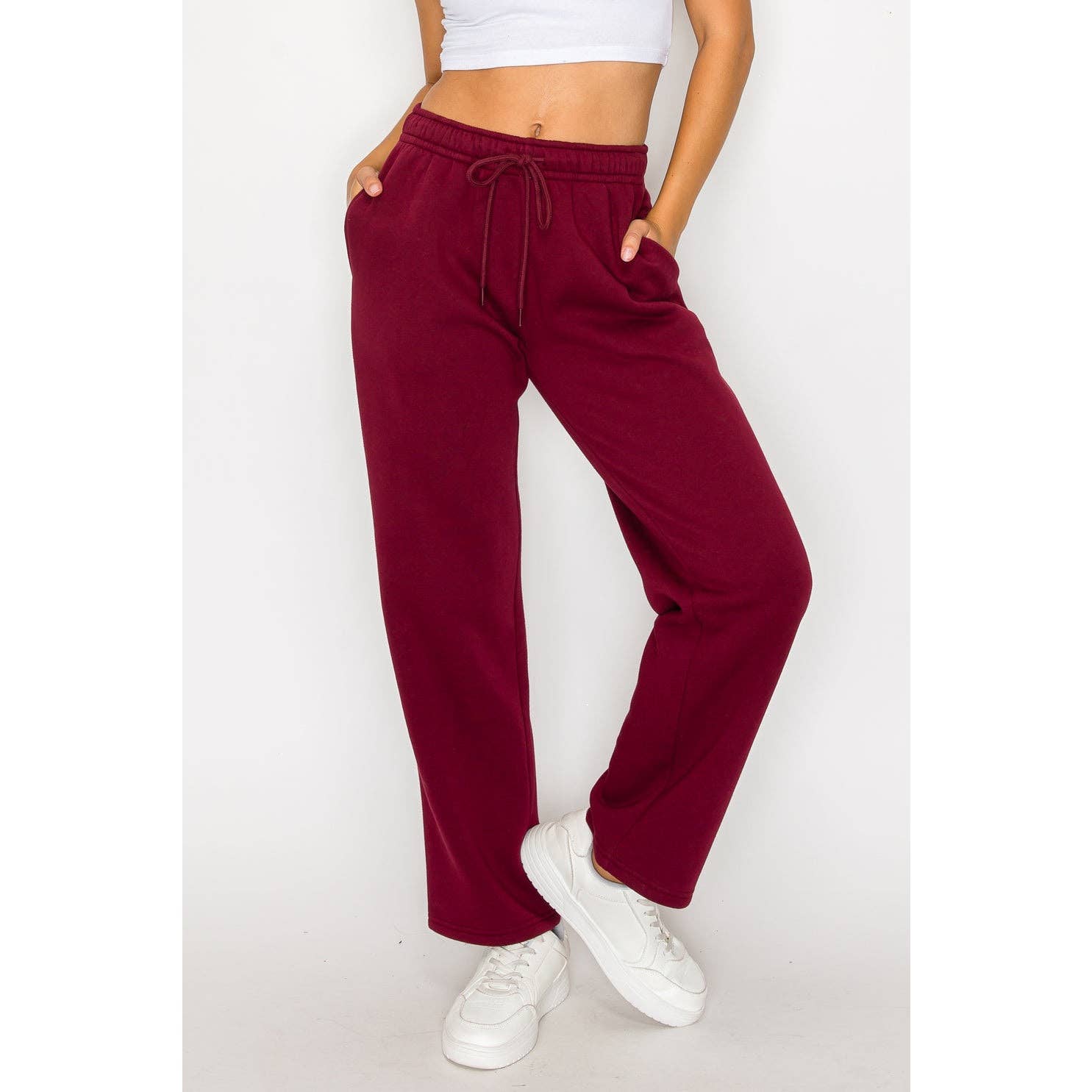 UP CLOTHING - Wholesale Athletic Sweatpants/Joggers - Women's - Straight Leg Fleece Sweatpants13