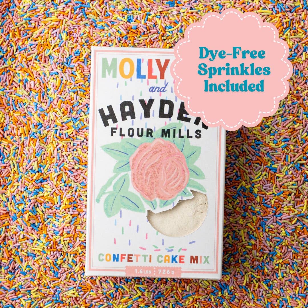 Hayden Flour Mills - Wholesale Cake Mix - Molly Yeh x HFM Confetti Cake Mix4