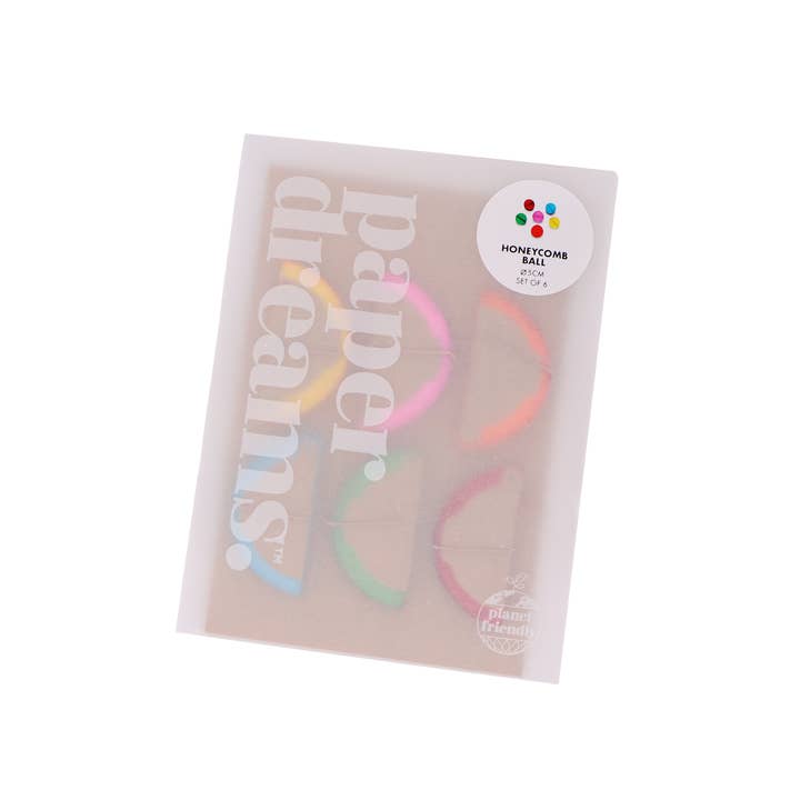 studio THIE - Wholesale Ornament set - Honeycomb Ball 5cm Pastel, Set of 63
