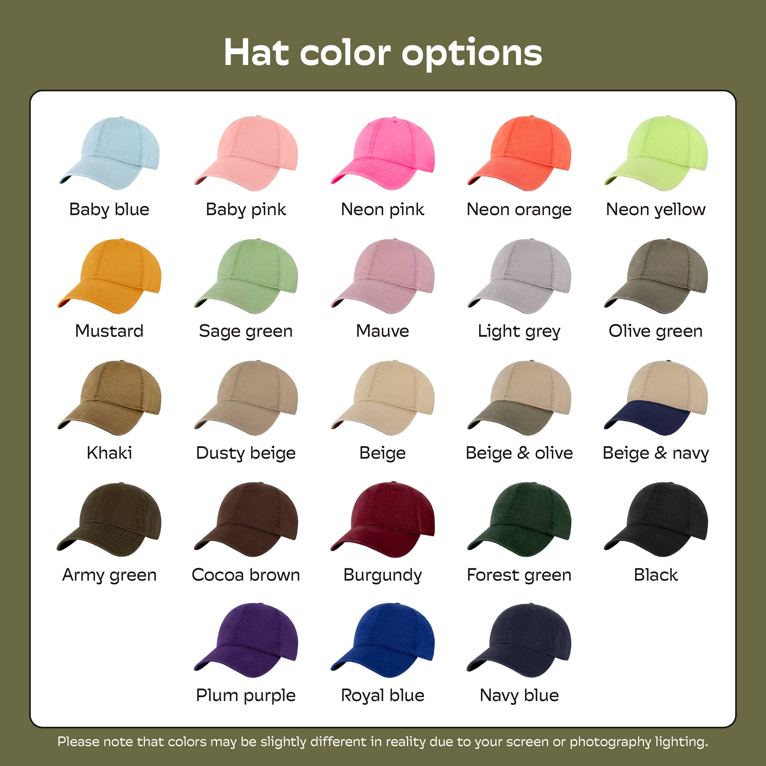 Plant Scouts - Vente Casquette de baseball – femme - Casquette Brodée Personnalisée – Casquette Papa Personnalisée1