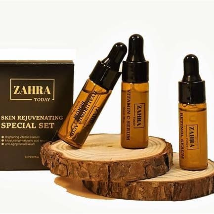 Zahra Today Trio Somptueux Sérum Visage Pack de Voyage pour la vente par ZAHRA Today