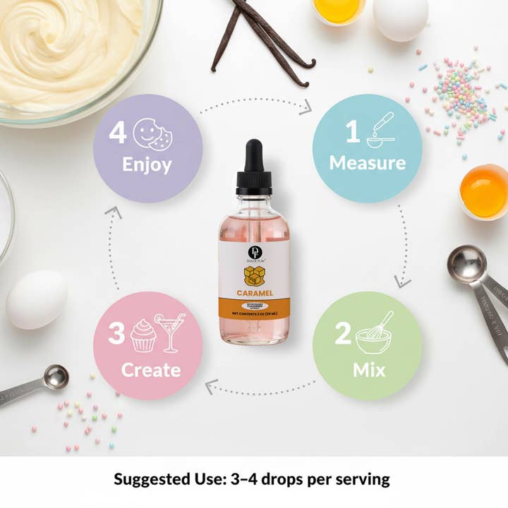 Dolce Flav - Wholesale Flavoured syrup - Caramel Extract Water Soluble5