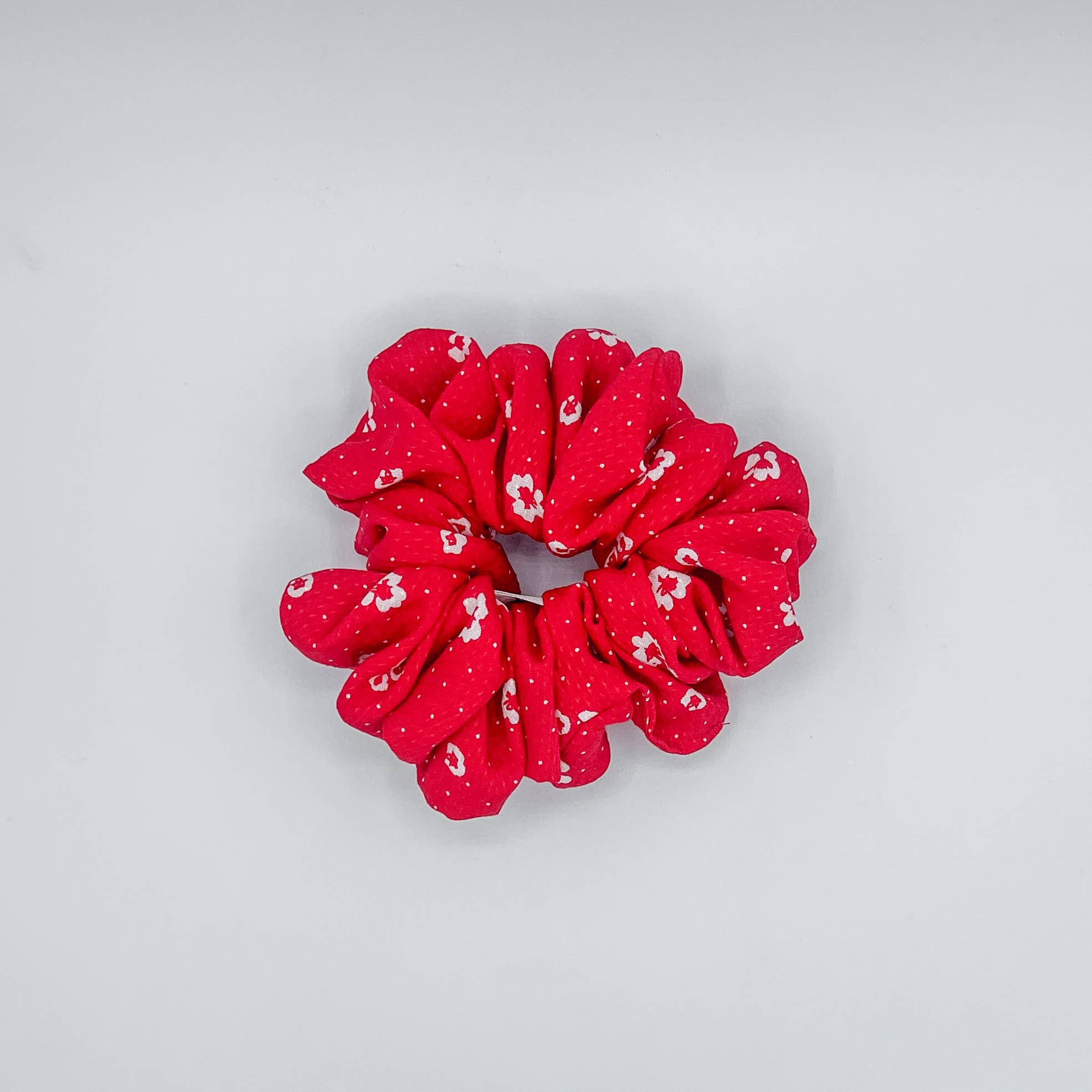Wild Rose Accessories - Wholesale Scrunchie - Women's - Red Floral Scrunchie2