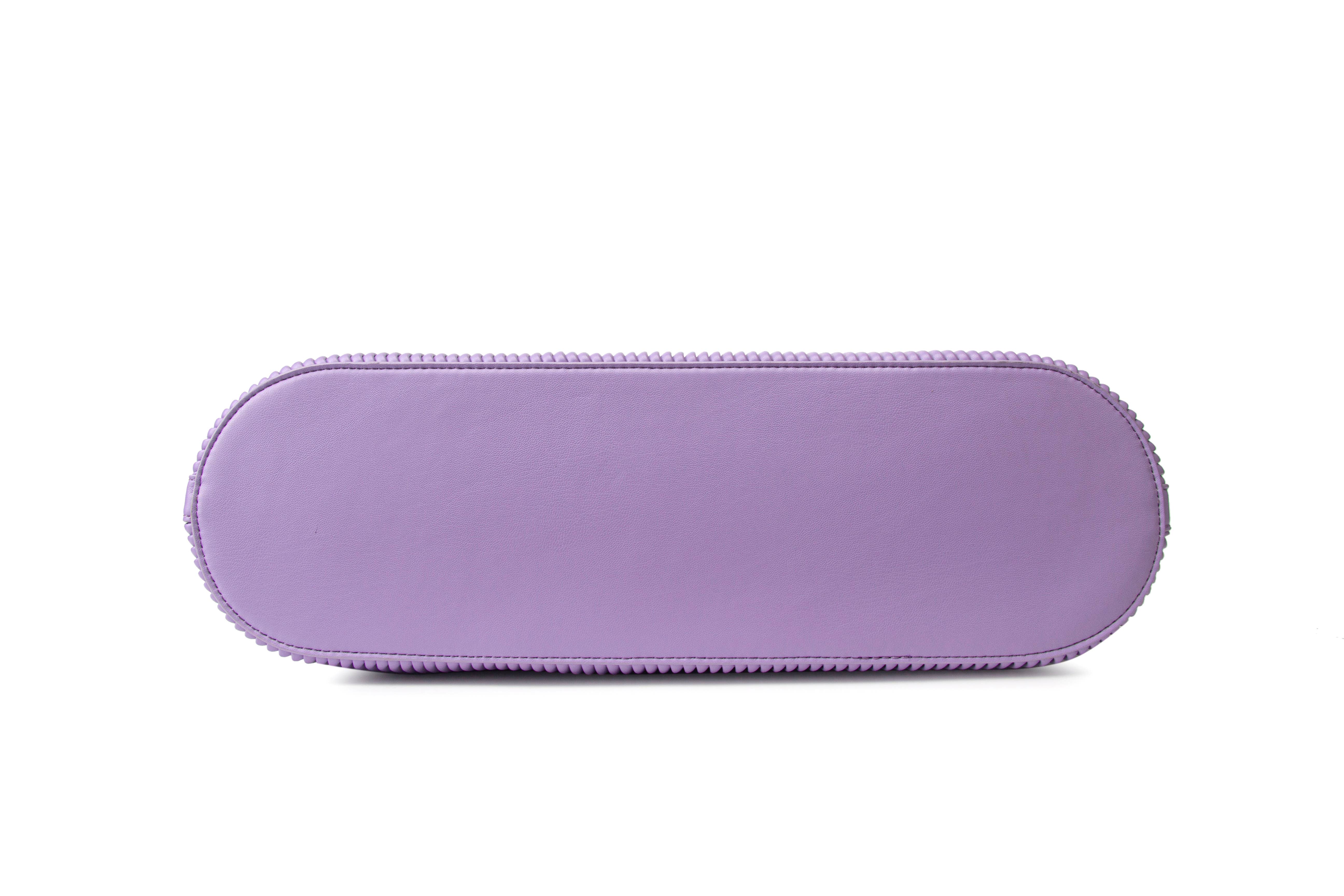 Sadie - Recycled Vegan Tote Bag - Lavender Pleated for wholesale on Faire5