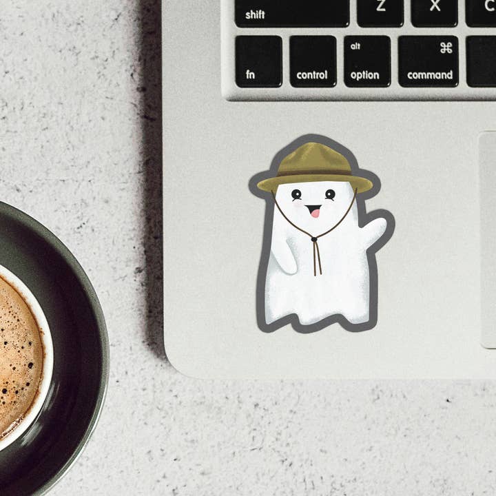 The Fiction Phantom - Wholesale Sticker - Cute Park Ranger Ghostie 3" Vinyl Sticker 2