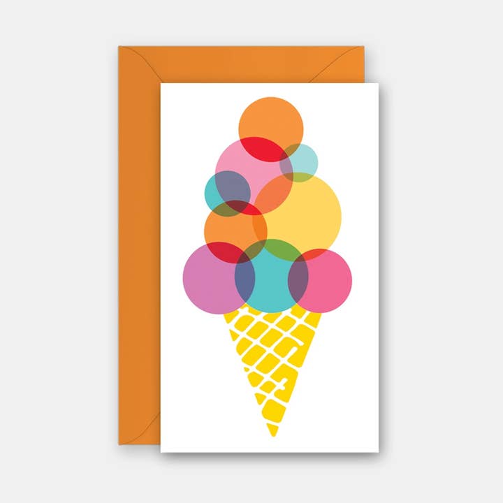 Cono colorato - Carta regalo per la vendita all'ingrosso da parte di Rock Scissor Paper