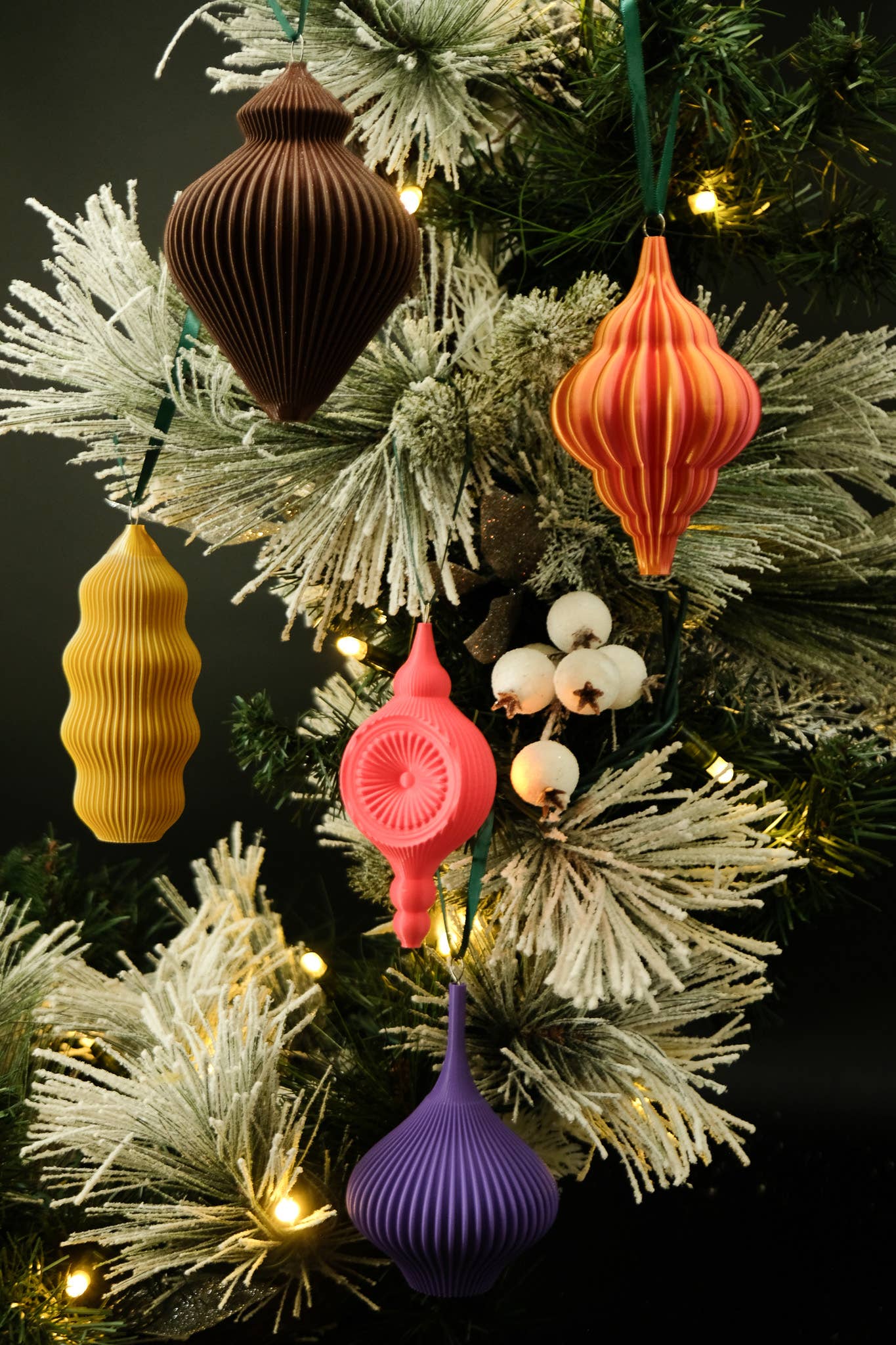 Du Vert Au Rouge Chez Soi - Wholesale Ornament - Christmas decoration - 3d printed tree ornament - VINT-21