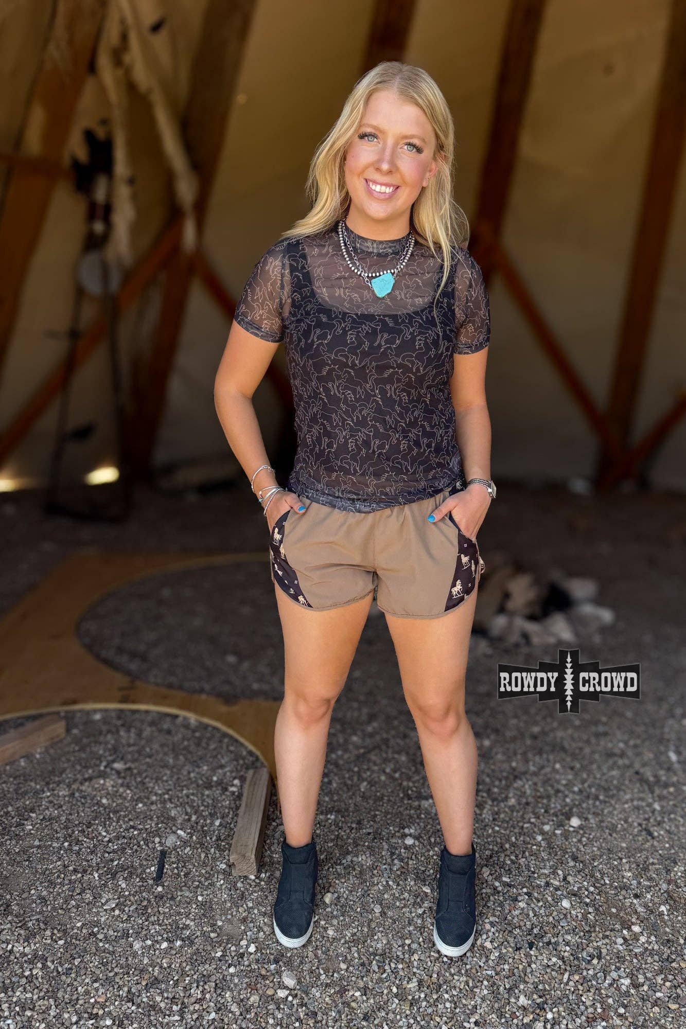 Rowdy Crowd Clothing - Vente Short – femme - Shorts Mustang Ridge6