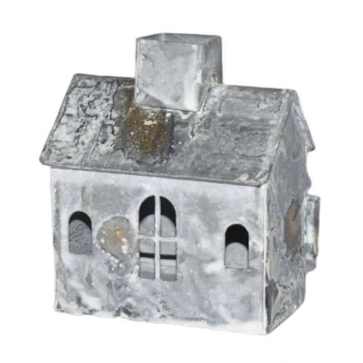 Sm. Iron House/Tealight Holder for wholesale by BIDKhome