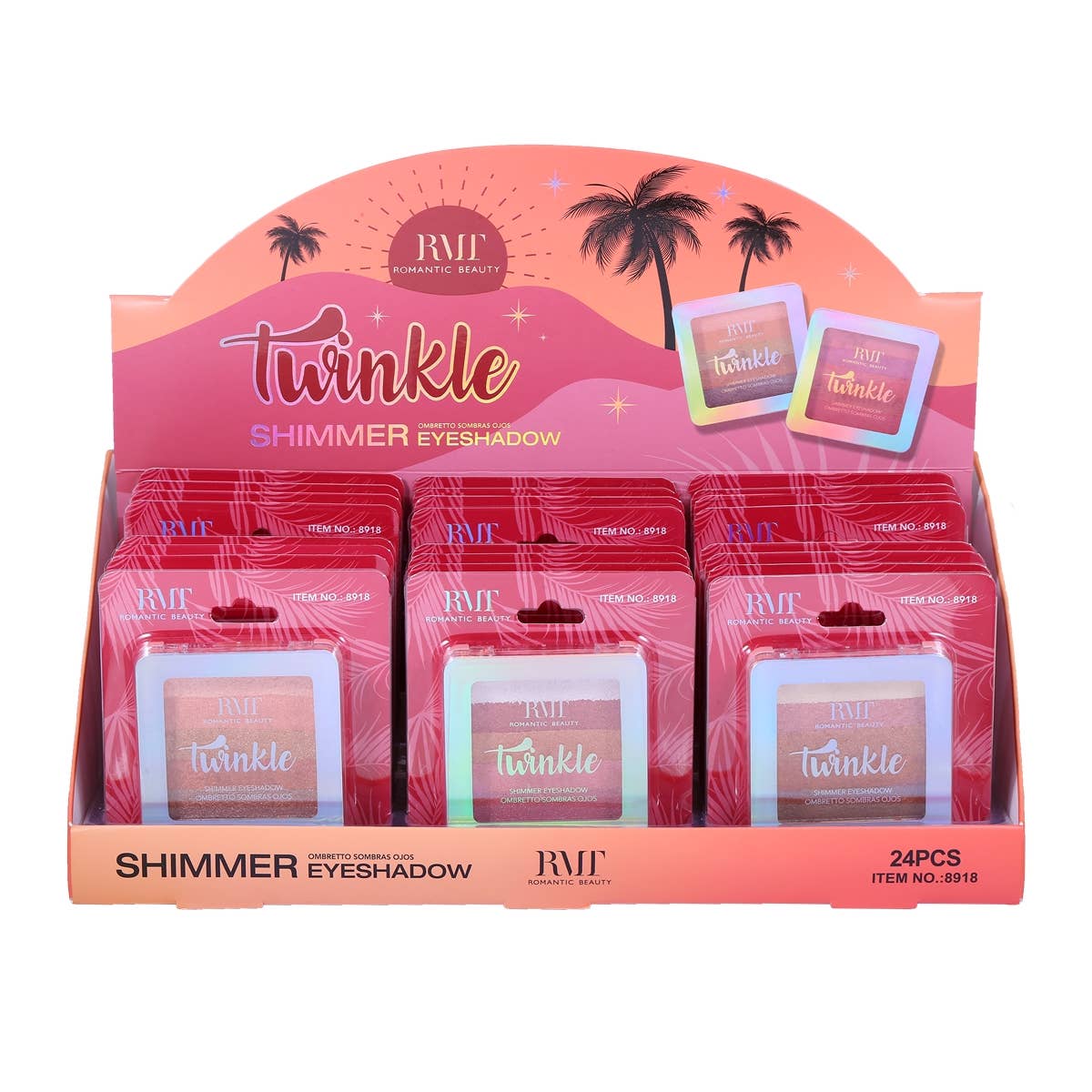 Diacly - Wholesale Eyeshadow - 24 PK Twinkle Shimmer Eyeshadow0