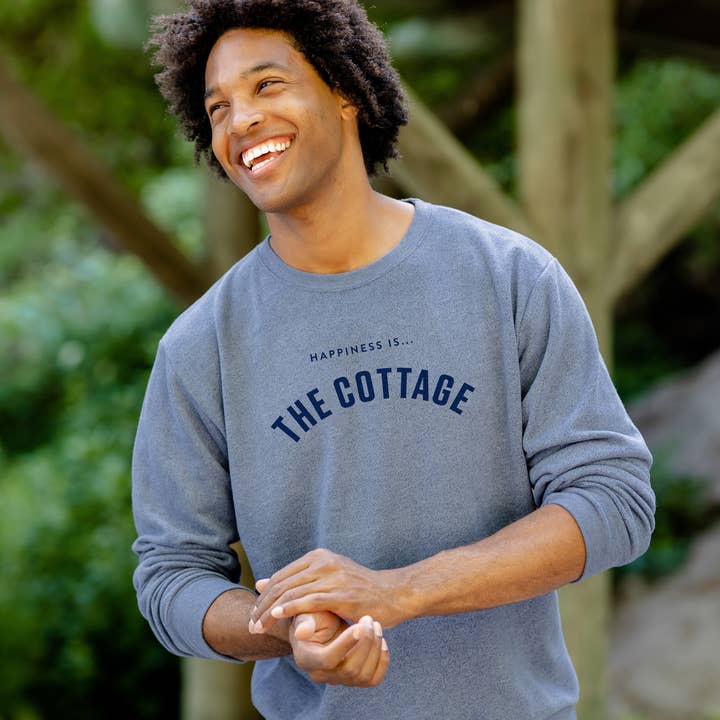 Men's Cottage Collegiate Sweatshirts - 2 Colors for wholesale by Happiness Is...
