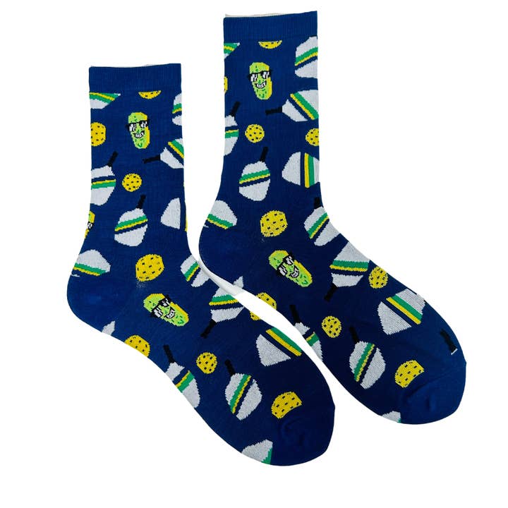 Bamboo Pickleball Socks- Navy for wholesale by Born to Rally