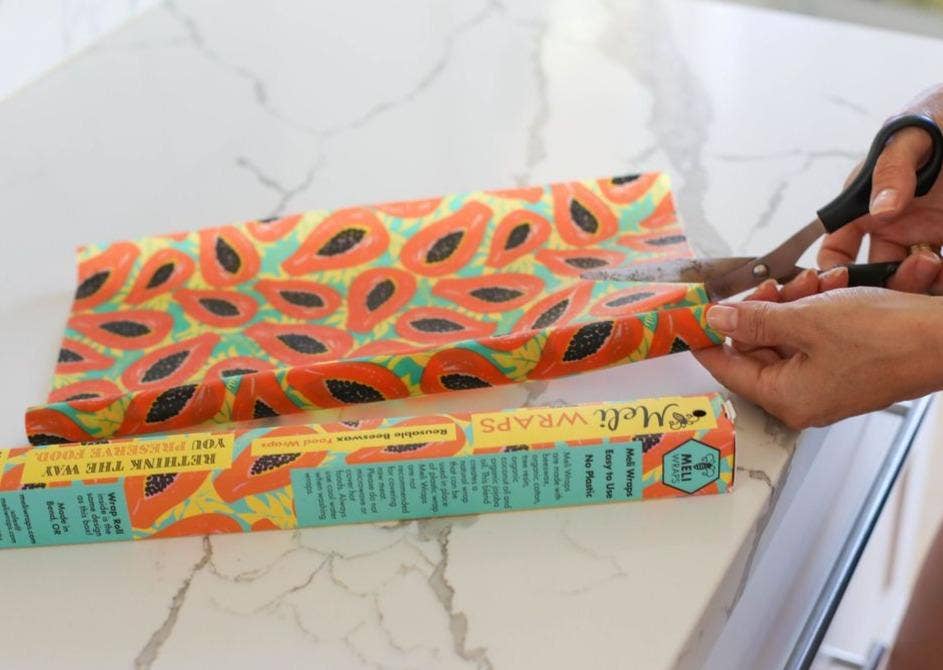 Meli Wraps - Wholesale Food Storage Wrap/Bag - Reusable Beeswax Wrap Bulk Roll Case of 18~Variety of Prints2