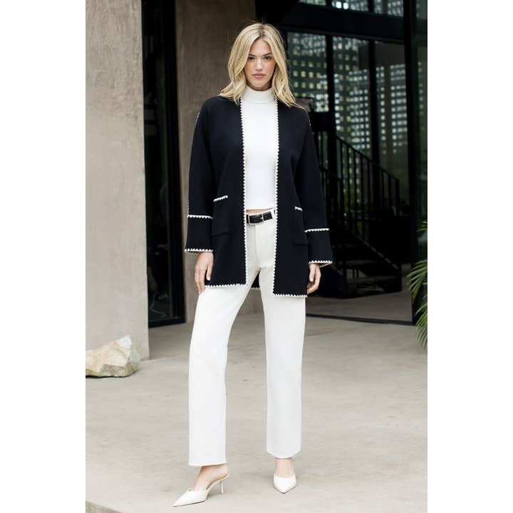 THML - Wholesale Cardigan - Women's - Long Sleeve Midi Cardigan8