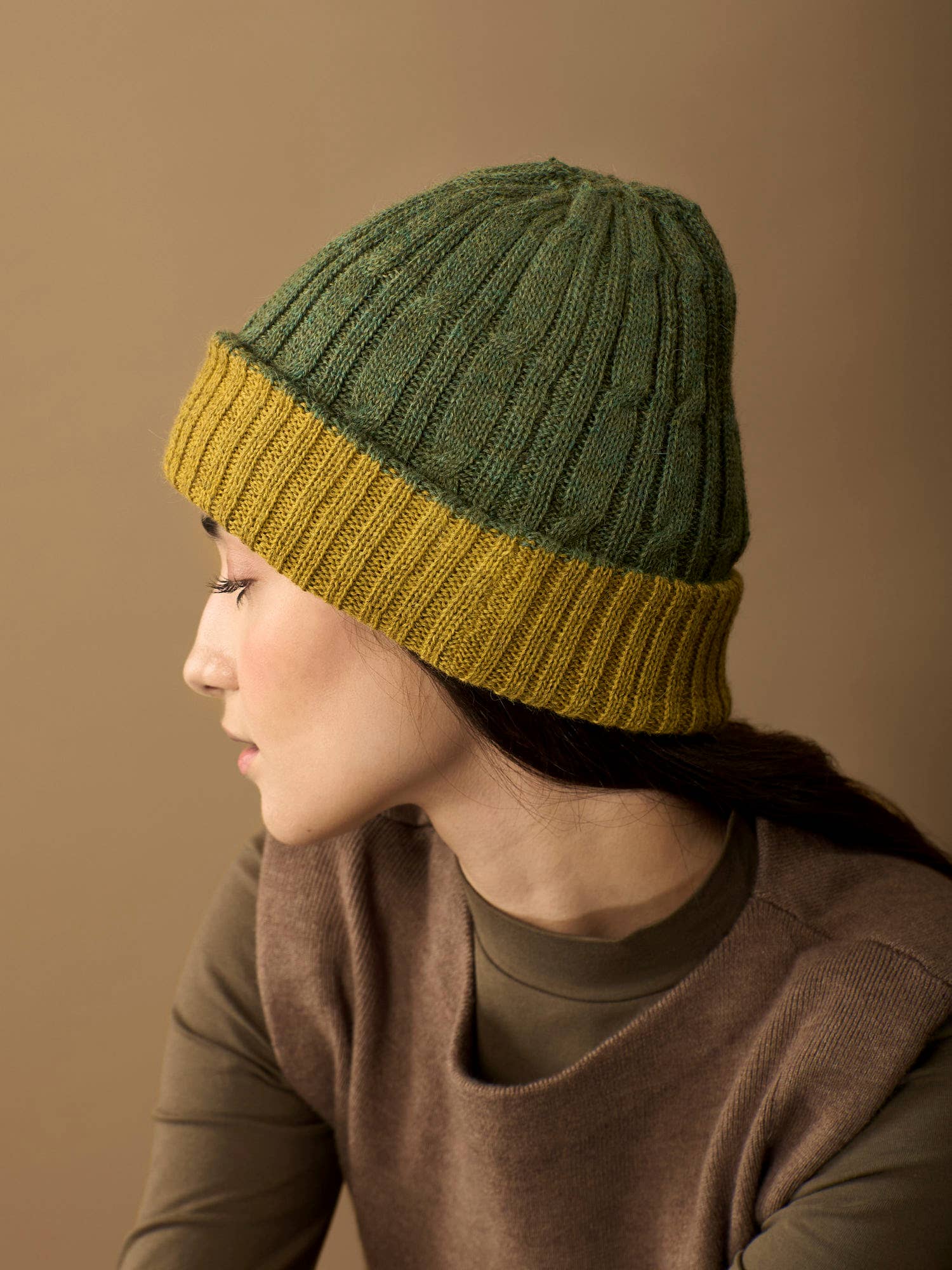 WUAMAN - Alpaca - Wholesale Beanie - Women's - Reversible Baby Alpaca Beanie | Unisex Hat | Cable Knit2