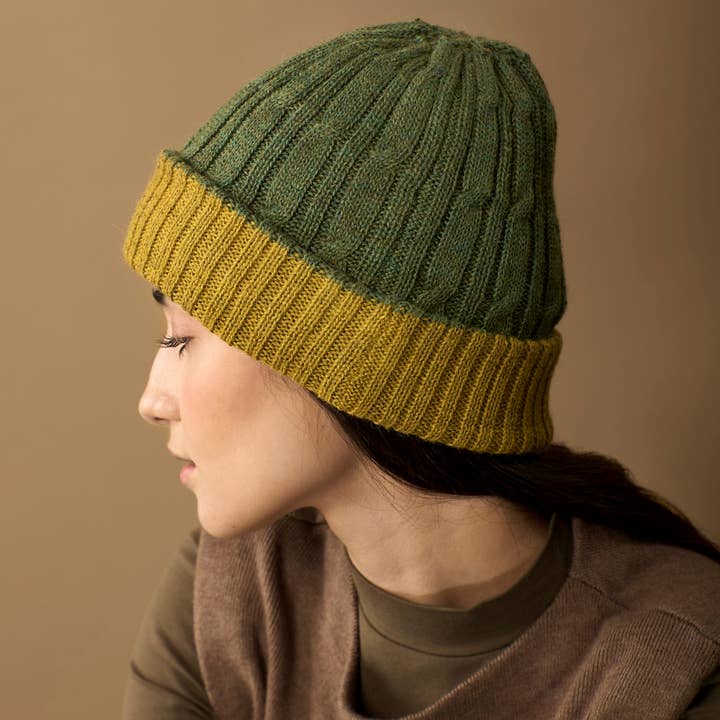 WUAMAN - Alpaca - Wholesale Beanie - Women's - Reversible Baby Alpaca Beanie | Unisex Hat | Cable Knit2