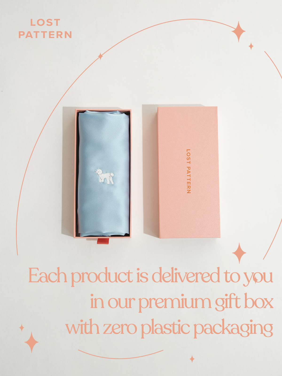 Blue "Pan Pan" Silk Pillowcase for wholesale on Faire7