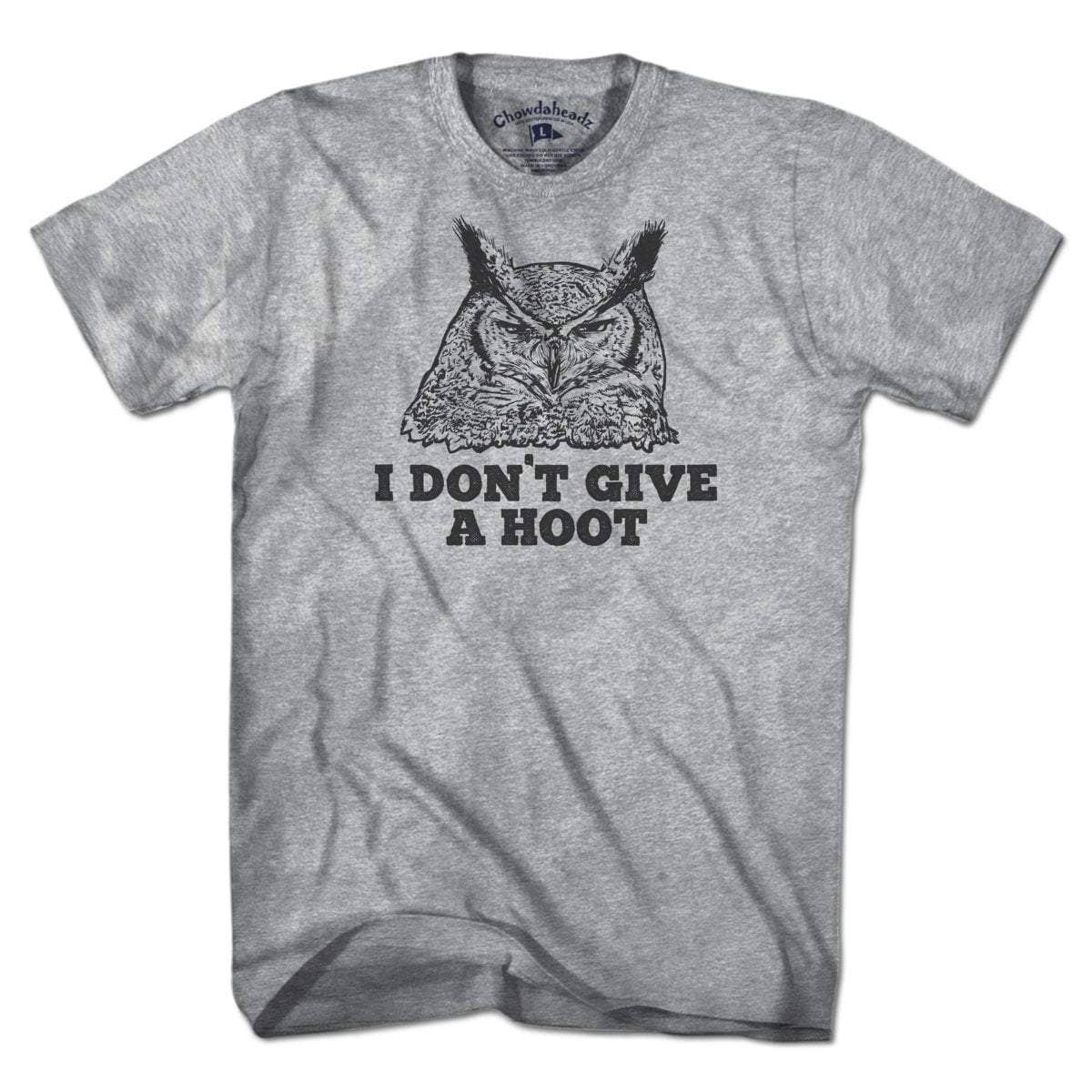 Gris I Don't Give A Hoot Camiseta de venta al por mayor en Faire0