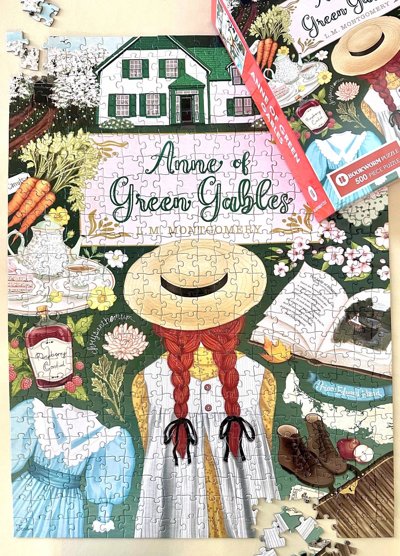 Bookworm Puzzle - Wholesale Puzzle - Adult - ANNE OF GREEN GABLES -500 PIECE JIGSAW PUZZLE8