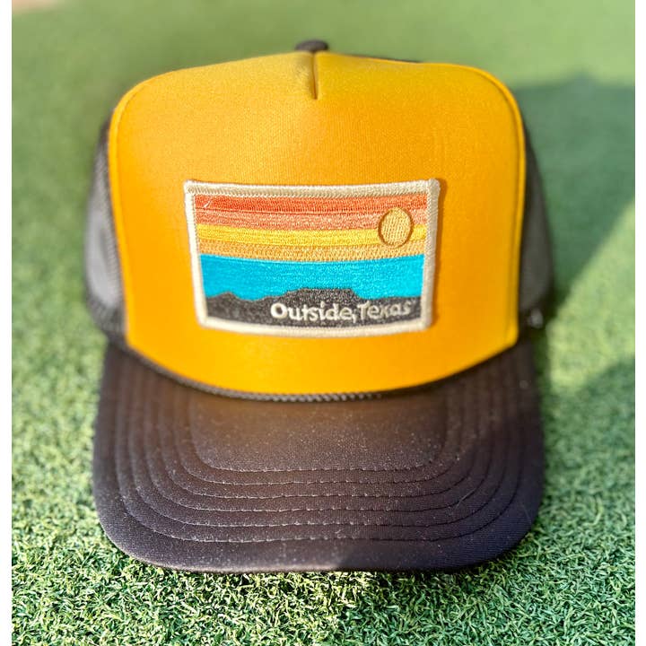 Outside, Texas - Wholesale Trucker Hat - Unisex - OTX Foam Trucker: Horizon Patch45
