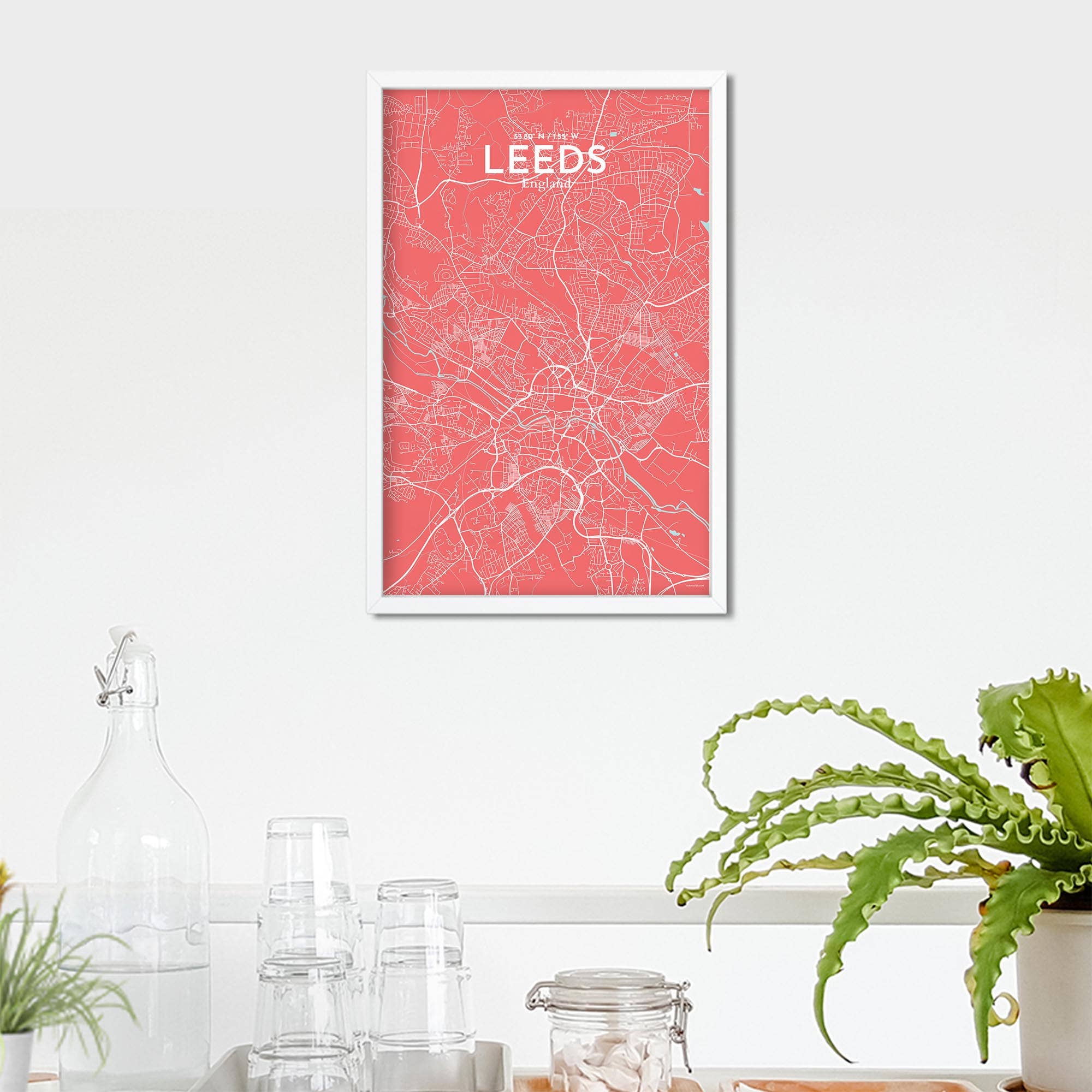 OurPoster.com – wholesale Poster – Leeds karta affisch251