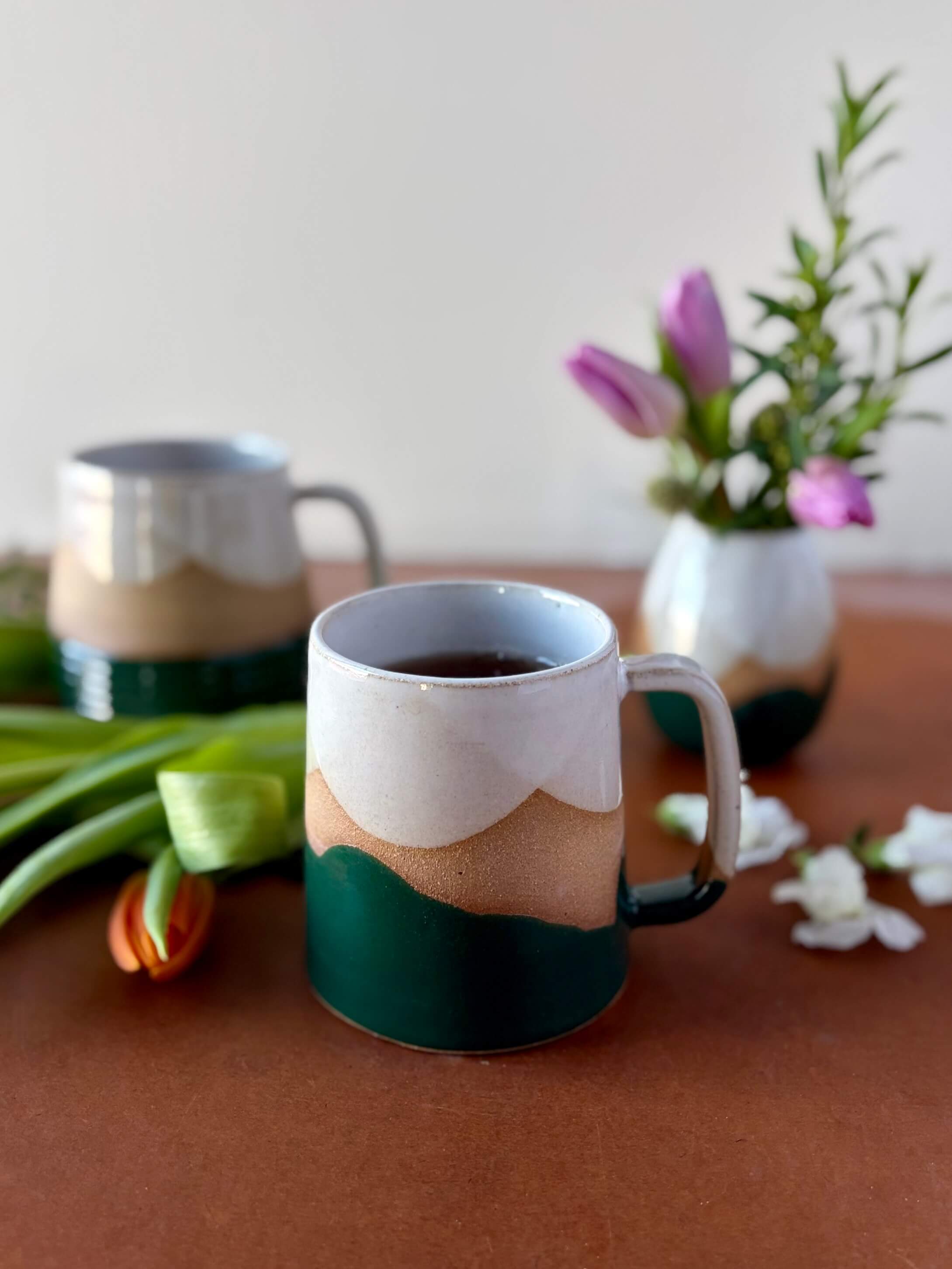 ROB Ceramics - Wholesale Coffee Mug - Horizon Mug (Spring Palette) - Handmade Ceramic 5