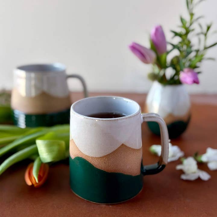 ROB Ceramics - Wholesale Coffee Mug - Horizon Mug (Spring Palette) - Handmade Ceramic 5
