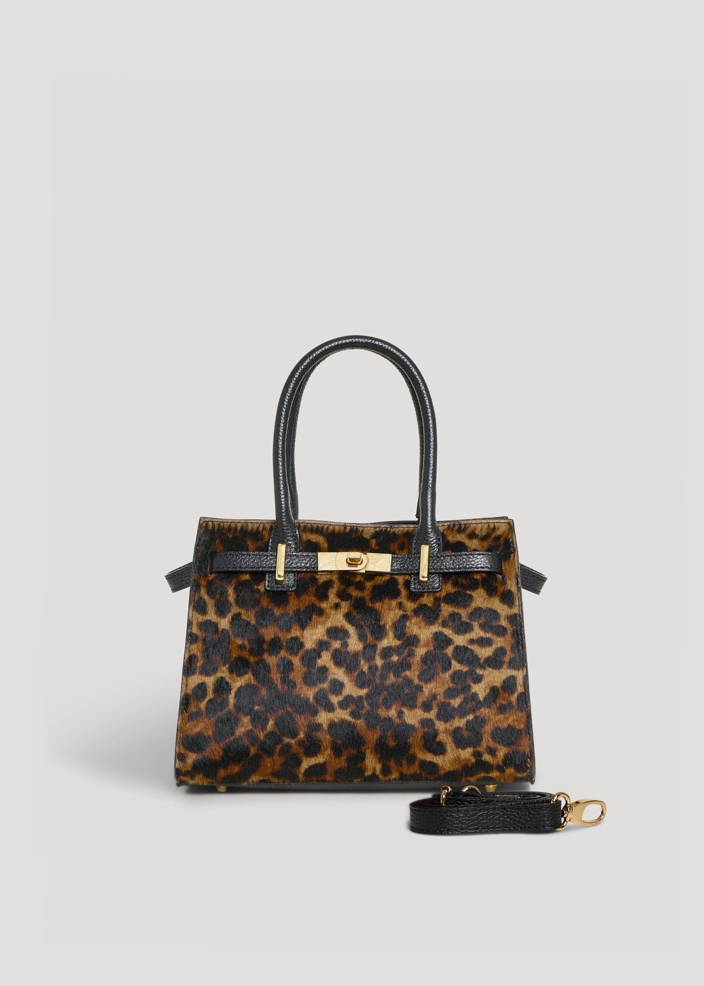 Voemièn - Venta al por mayor Bolso con asas - Mujer - Bolso Edición Limitada Grace en Piel de Potro con Estampado de Leopardo4