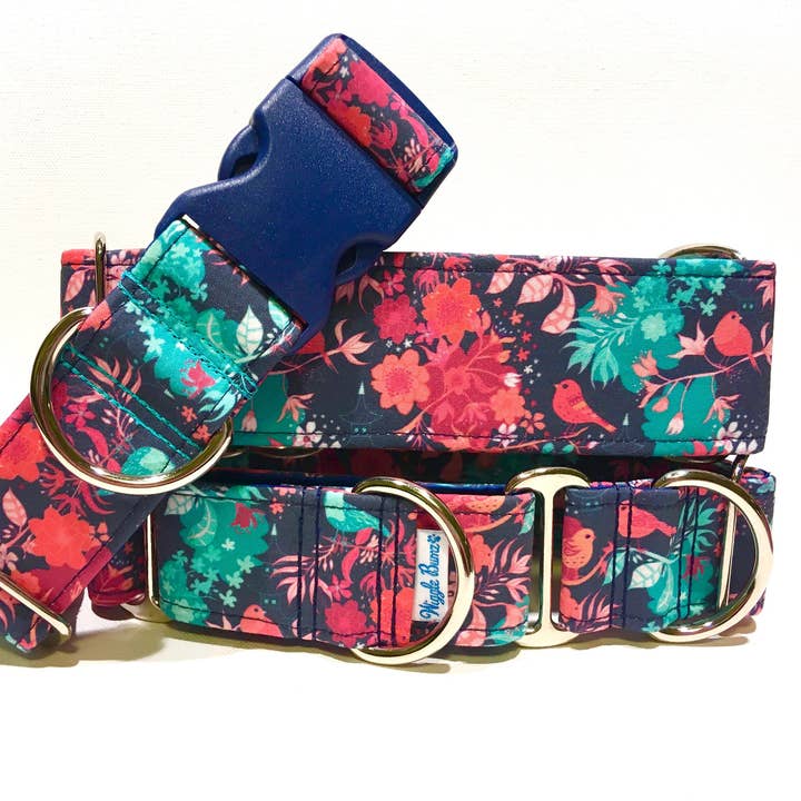 Collier pour chien Jardin de printemps japonais pour la vente par Wiggle Bumz