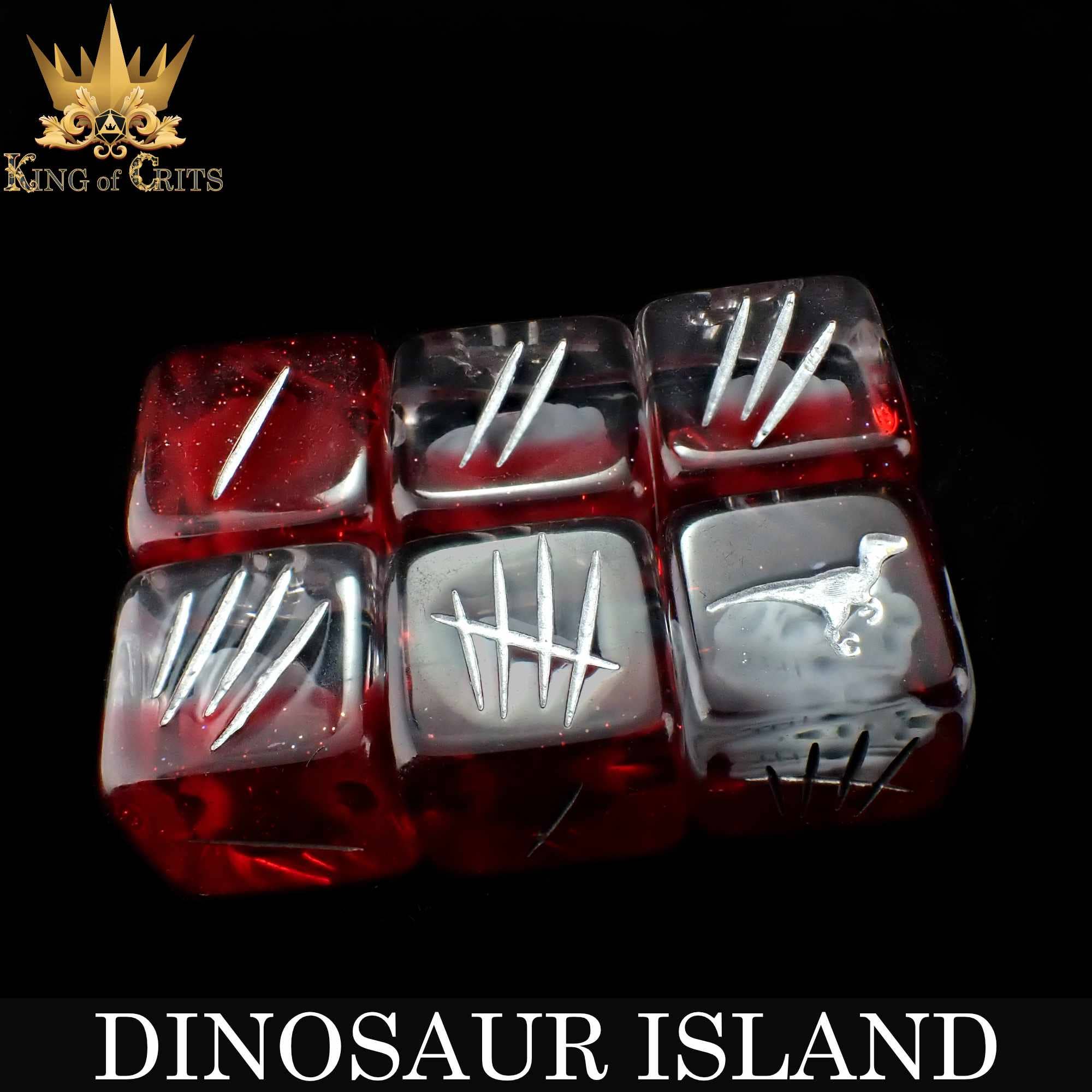 DNDDICE.COM - Wholesale Dice - Dinosaur Island - 11 Dice Set4